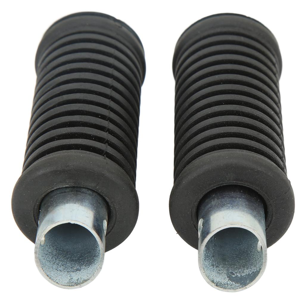 2pcs Footpegs Rubber Aluminum Alloy Foot Pedal Replacement for Baja MB165 MB200 Mini Bikes
