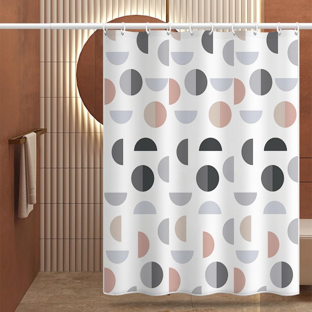 

1Pcs Waterproof Shower Curtain Abstract Painting Polyester Bathroom Shower Curtain Shower Room Partition Curtain W60H190(CM)-1 Pcs