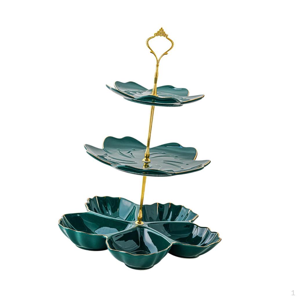 Ceramic Cake Stand for Serving Treats and Home Decoration