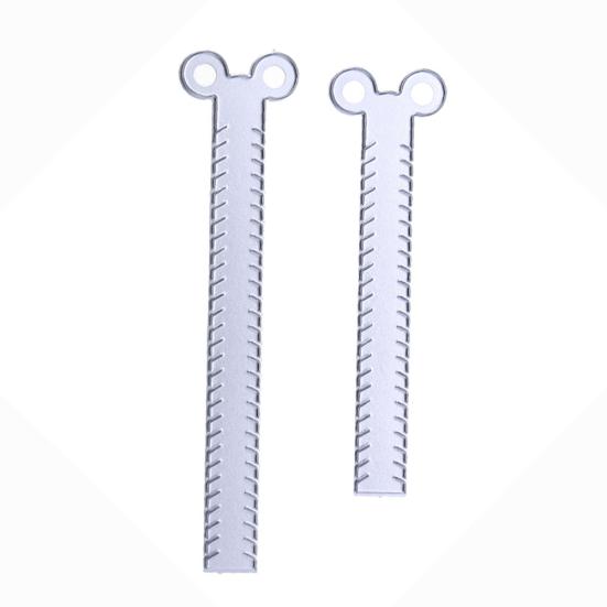 2 pezzi/set Rip Strips Stencil in metallo Stampo Fustella per Scrapbooking Album Fai da Te