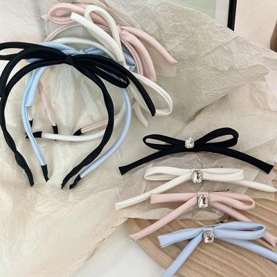 Süße Haarspange mit Seitenscheitel, Schleifen-Stirnband, Modischer Kopfschmuck, Lässige Kopfbedeckung, Hält Haarsträhnen sicher