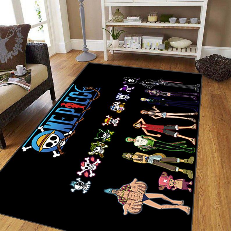 Japanese Anime Carpet for Living Room,Soft Flannel Rug for Bedroom ,Anti-Slip  BATHROOM Mat,  Baby Play Mat,large Aircraft Rug