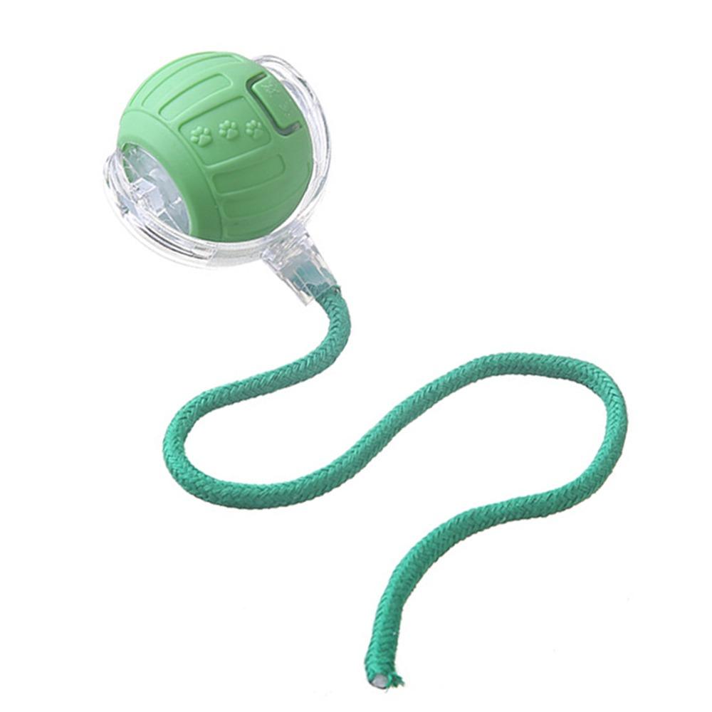 Automatic Smart Cat Toys Fast Rolling Imitate Mouse Tail Electric Cat Ball Toy Indoor Playing Rechargeable