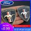 New 2026 Car Sticker 1Pcs 3 Colors 6 * 7.5 Cm Metal Car Sticker For  Mustang Ford Shelby GT Logo Badge Car Body Fender Trunk Dec