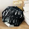 Famous German Rock Heavy Metal Band Rammstein Till Lindemann Umbrella, a Portable Iron Travel and Camping Essential Umbrella H5
