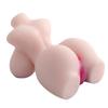 Poupée sexuelle sexy demi-corps pour hommes adultes, produits pour seins, anal, vagin réaliste, masturbateurs à double canal