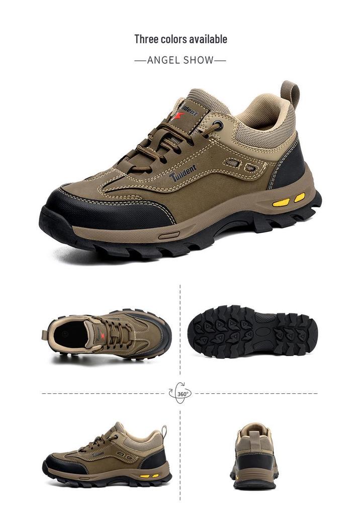 Scarpe Antinfortunistiche Imbottite da Uomo - Antishock, Antiperforazione, Comode, Traspiranti, Antiscivolo, Resistenti all'Usura per Elettricisti e Lavoratori Edili