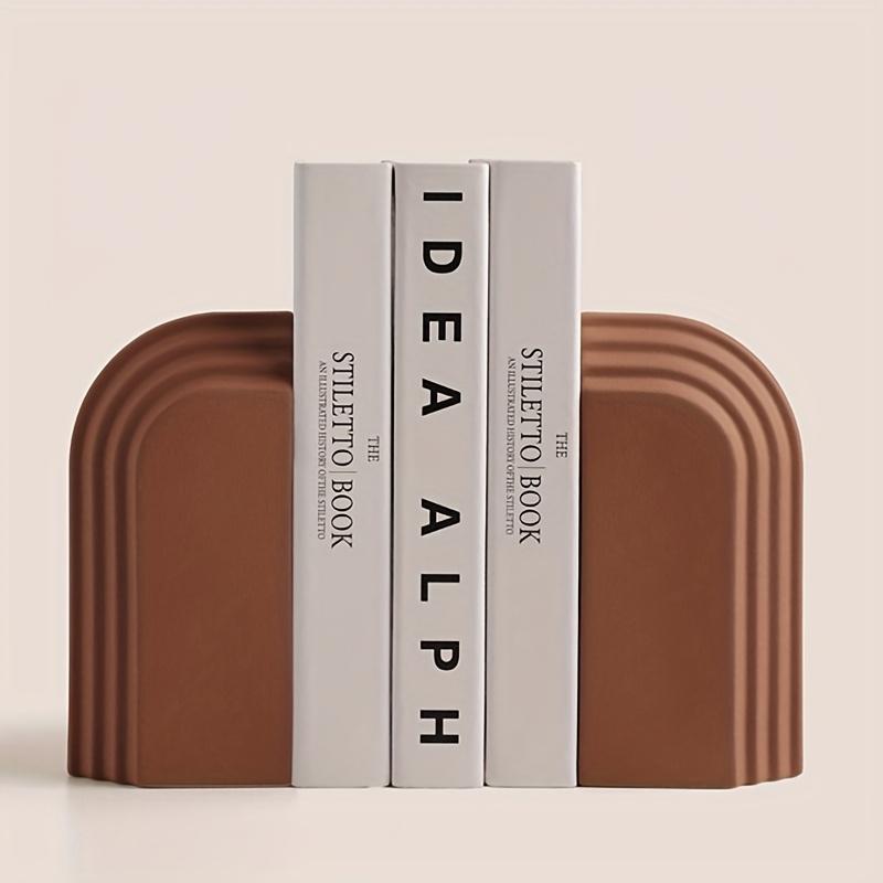 Ceramic Arch Ornaments Design Bookends Minimalist Geometry Bookshelf Ornament Desktop Decorative Handmade Handicraft Shelf Decor