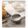 Lightweight Flour Sieve Strainer Round Mini Flour Sifter Mesh Round Sifter  Cheesecake Pizza Bread