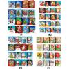16/20PCS DIY Rhinestone Diamond Art Mosaic Postcards Xmas Theme Diamond Art Greeting Cards Thank You Cards and Holiday Blessings