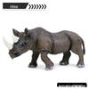 Wild Animal Figurines: Dinosaur, Lion, Tiger, Leopard, T-Rex, Zebra Models