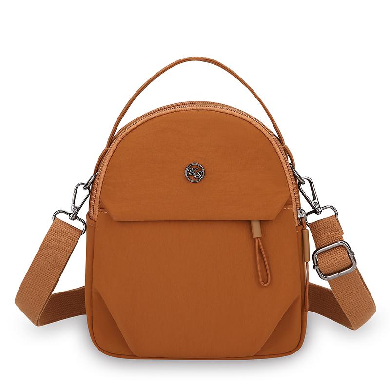 Women's Handbag Solid Color Shoulder Bag Waterproof Nylon Bag