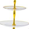 3 Tiers Cupcake Stand, Tiered Dessert Round Plate for Tea Party Wedding Birthday Kitchen
