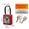 Bedi 38mm Industrial Safety Padlock: Engineering Plastic Insulated Electrical Lockout/Tagout (LOTO)