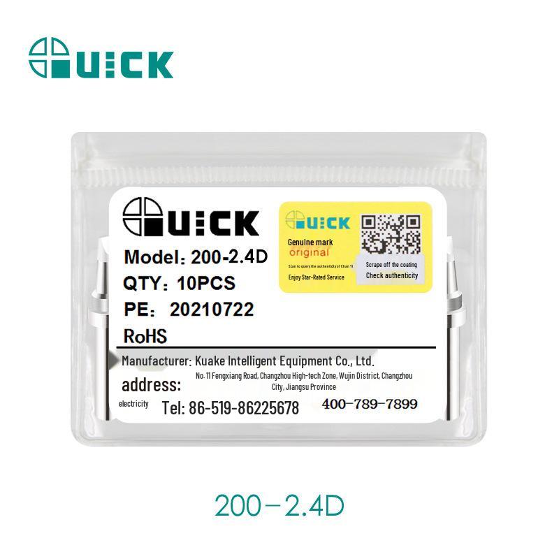QUICK Kuai Ke TS2200/203H/503 Soldering Iron Tips - Compatible Models 203D/376D In 200-C/D/B/I/J/LB Styles.