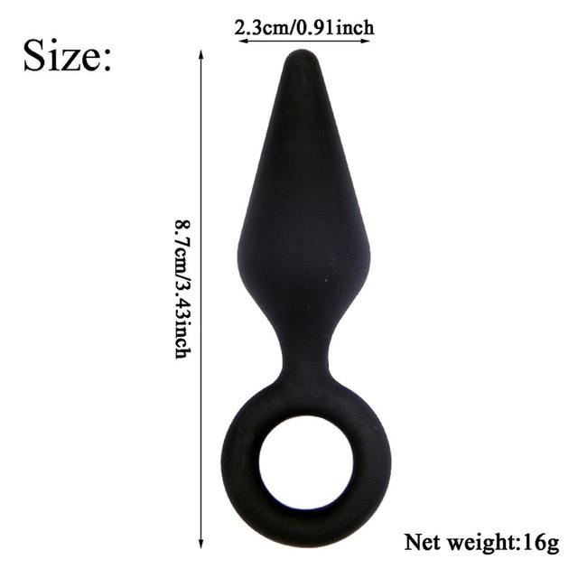 Silikonowe Dildo Analne Zestaw Korków Analnych Trening Fetysz Niewibrujące Korki Analne