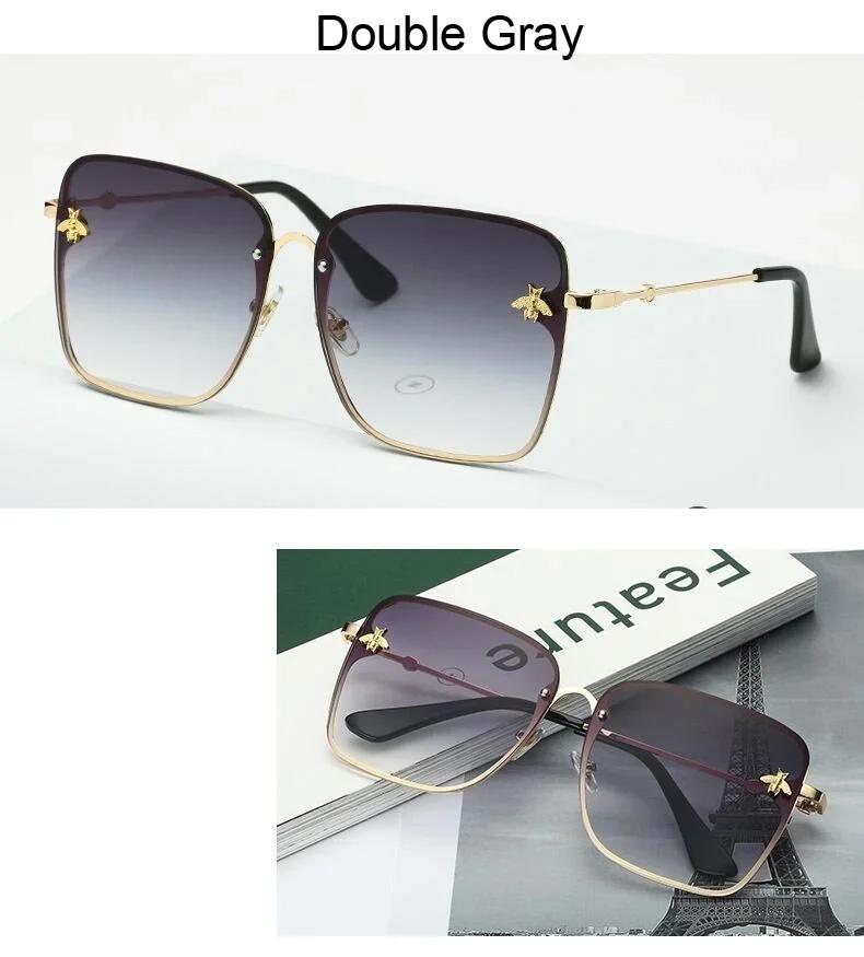 Outdoor Metal Frame Square Sunglasses Women Men Luxurious Lovely Sun Glasses Mirror Black Colors Designer Brand Fashion