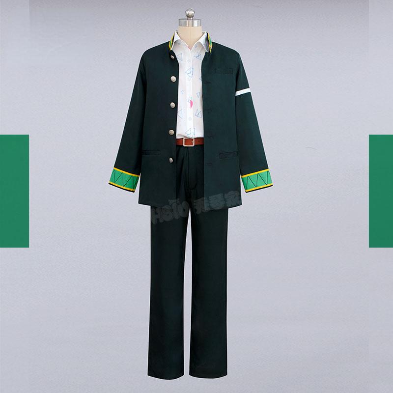 Giacca a vento Anime Cosplay Mitsuki Kiryu Set Uniforme Cappotto Camicia Pantaloni Cintura Uomo Donna Completo Costume di Carnevale