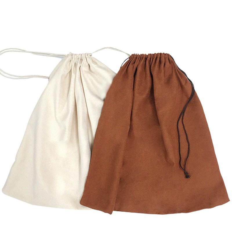 Suede Drawstring Dust Bag Luxury Bags Shoes Clothes Multi-use Storage Pouch