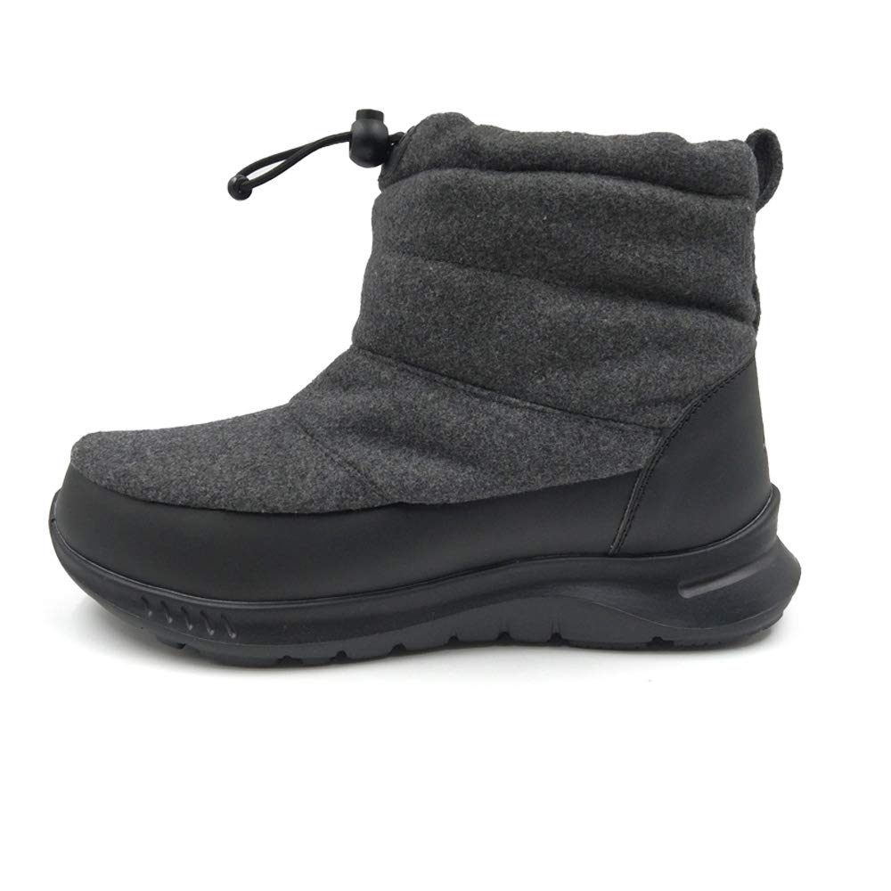 Amozi und Schnee Kurzer Winter Warm Boa und Flauschig Perfekt für Winter Schnee Lange Größe YF802 Herren Damen Stiefel, Stiefel, Stiefel, Wasserabweisend,