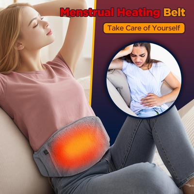3 Levels Electric Abdominal Warming Belt Menstrual Period Cramps Relief Uterus Heating Pad Cold-Proof Hand&Waist Warmer Blanket