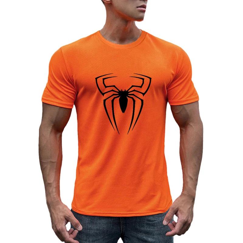 Sommer Herren Atmungsaktives Mesh Schnelltrocknend Locker Kurzarm T-Shirt Mode Bedruckt Lässig Joggen Fitnessstudio Bodybuilding Sporttop