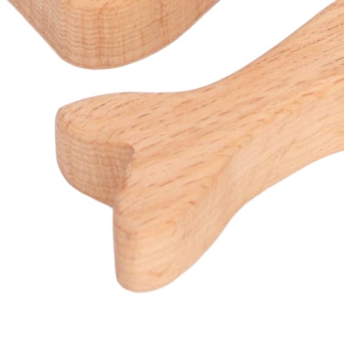Children's Wooden Knife, Beech, Healthy Gift, Safe Kitchen Knife, Improves Vegetable and Fruit Cognition Skills, Ages 2-8 (Fish Pattern), BROLEOf2ug5s