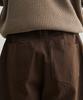 ROTEMBER Dobby Panel Wide Pants [Brown]