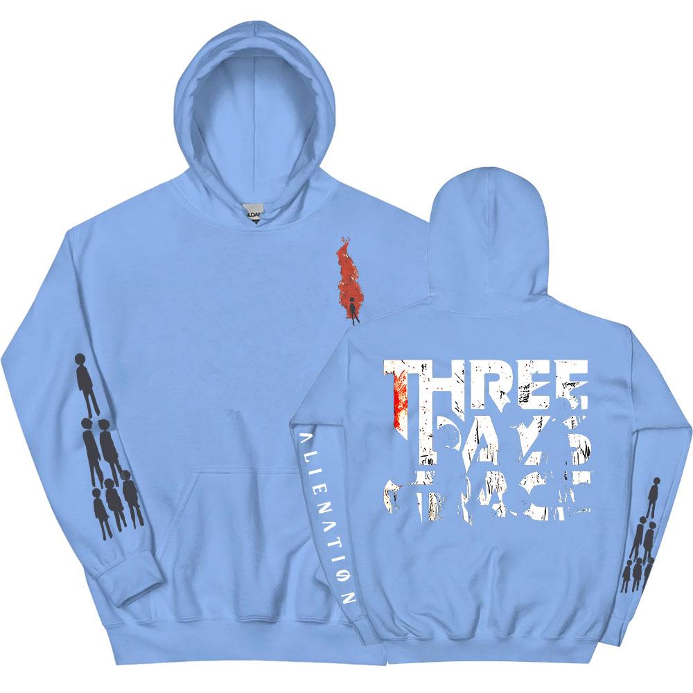 

THREE DAYS GRACE ALIENATION Толстовки з довгим рукавом Модні толстовки з капюшоном для чоловіків Вуличний одяг З графічним принтом Пуловери XXL