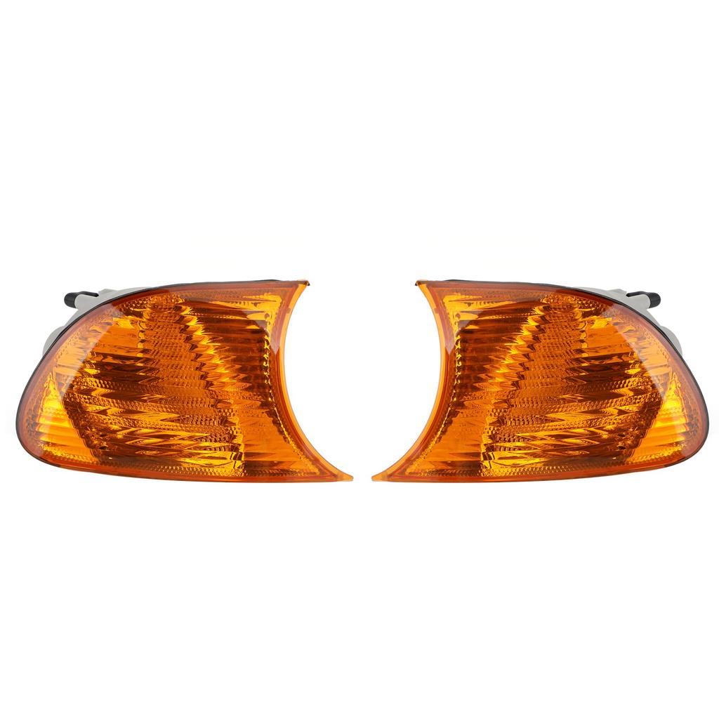 Pair Amber Corner Side Light For BMW 3 Series E46 98-01 Coupe 63126904299