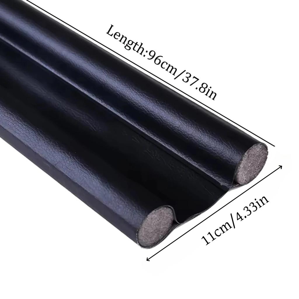 1x Windproof Seal Strip Draught Excluder Stopper Door Bottom Guard Double Protector Doorstop Dustproof Blocker Sealer Soundproof