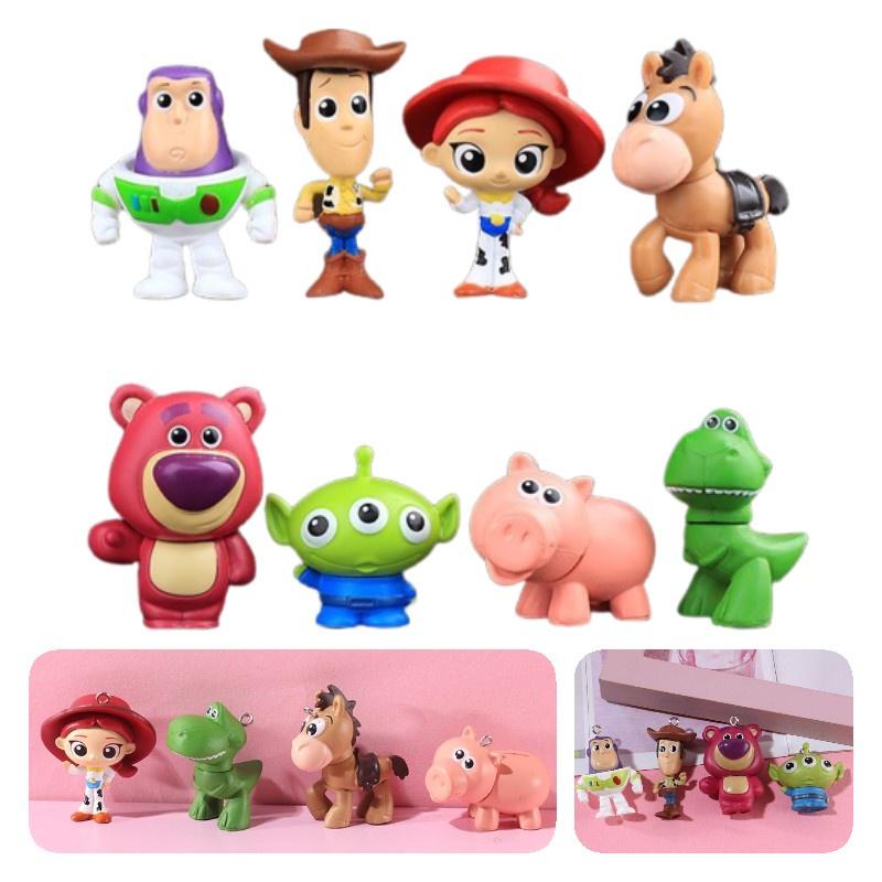Pig Dragon Astronaut Bear Pvc Twisted Egg Toy Diy Patch Material Keychain Pendant Cartoon Style Static Display Non-filling Characters)