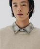 BLANKROOM Check Shirt_Haze Gray