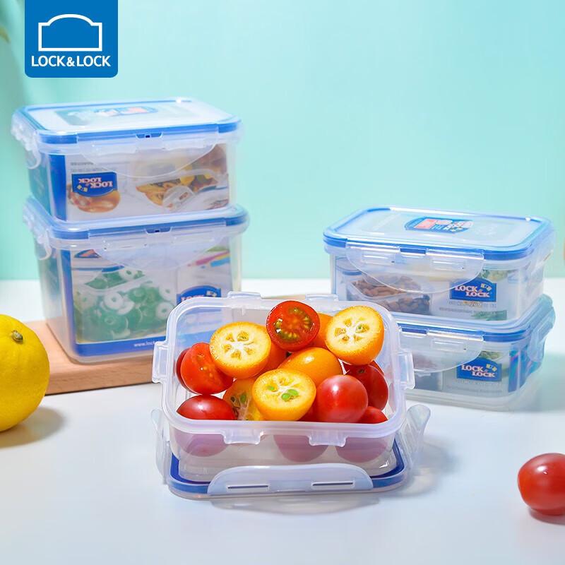 LocknLock 5-Piece Plastic Food Storage Container Set