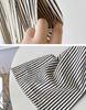 Spring/Summer 2026 Women's Wide-Leg Vertical Stripe Pants - Elastic Drawstring, Loose Fit, Versatile Texture, Slimming Design
