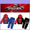 Gotowy na wiosnę 2 szt. Chłopcy Dzieci Bluzy z kapturem Spiderman Komplet Top Spodnie