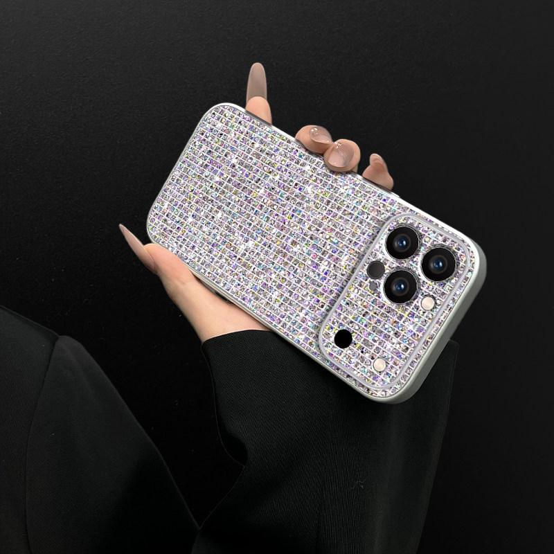 Silver Flash Is Suitable for Huawei P80 Mobile Phone Case P70 Protective Case P60Pro Metallic Paint P50 Light Luxury P40 New