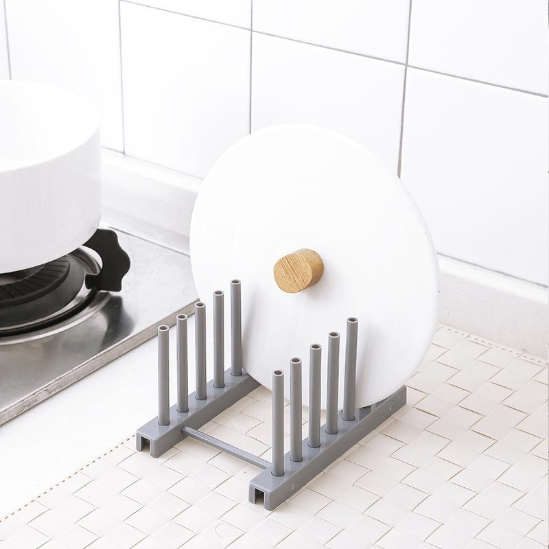 Multifunctional Kitchen Storage Rack with Spatula, Ladle Holder, Drainer, Bowl, and Plate Organizer