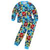 Nieuwe Sonic Print Pyjamaset met Lange Mouwen voor Kinderen
