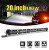 20Inch 180W Slim Single Row 6D Spot Beam Off-Road Led Work Light Bar Waterproof