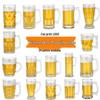 1000ml Pineapple Design Glass Beer Mug