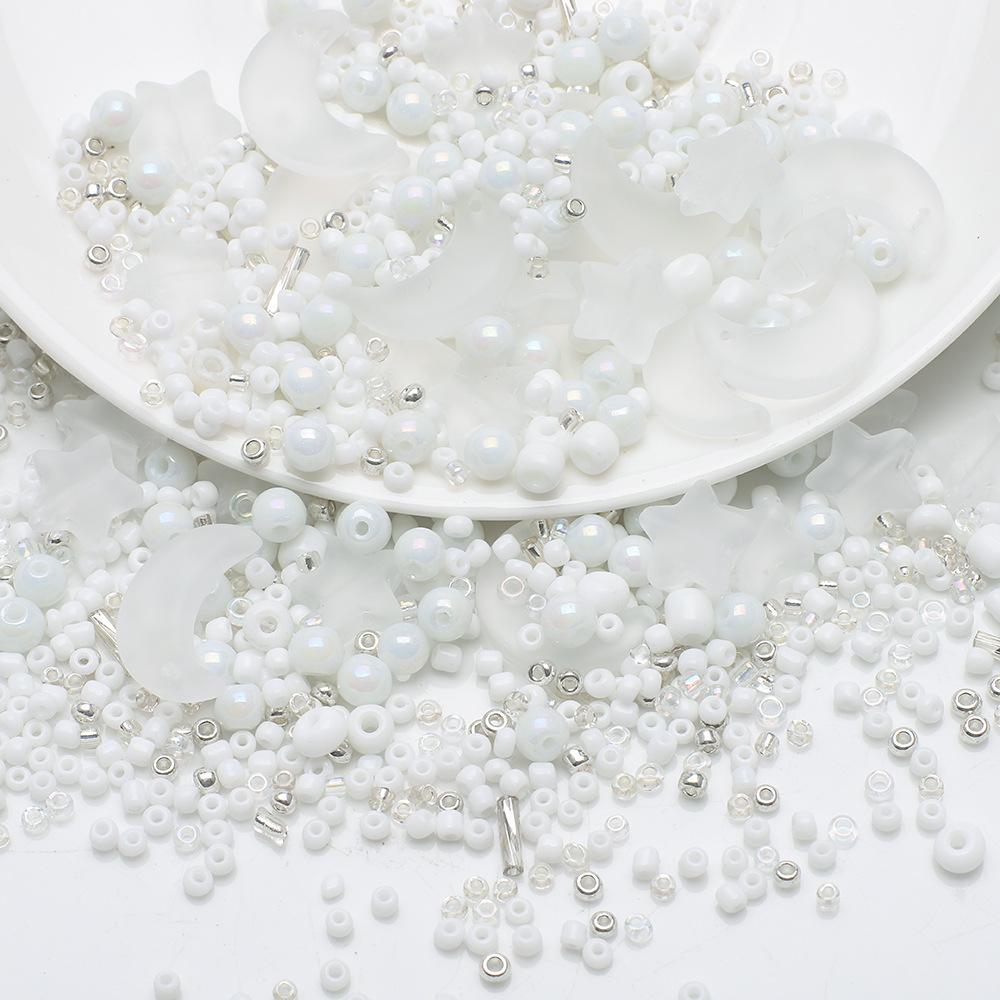 Star Moon Light Bead & Seed Bead DIY Jewelry Set for Earrings, Bracelets & Necklaces