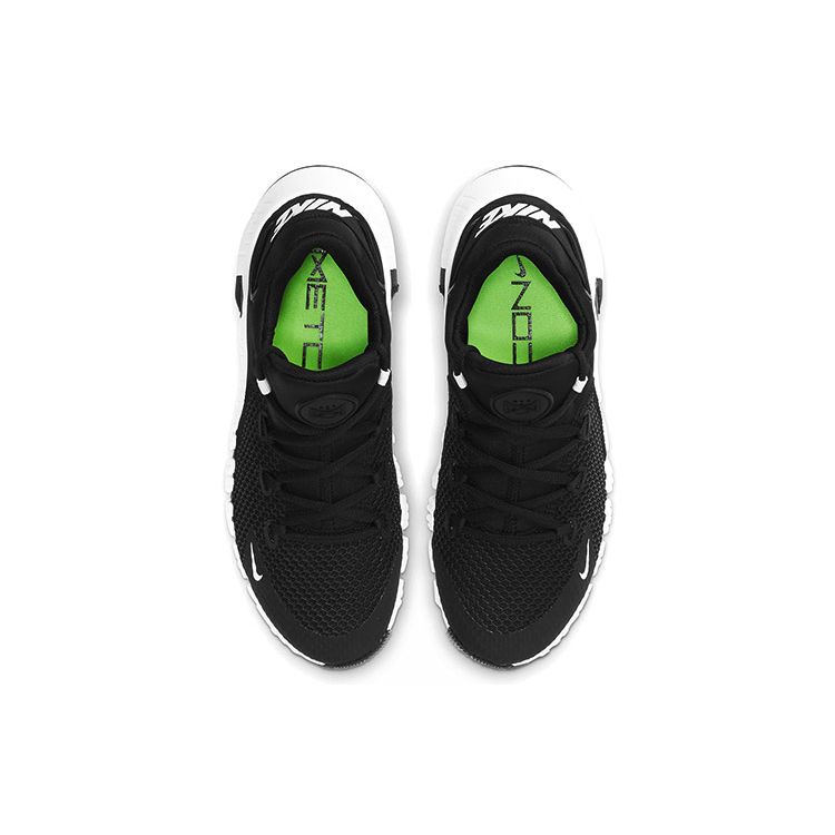 Nike Free Metcon 4 Black White Women Sneakers Volt CZ0596-010