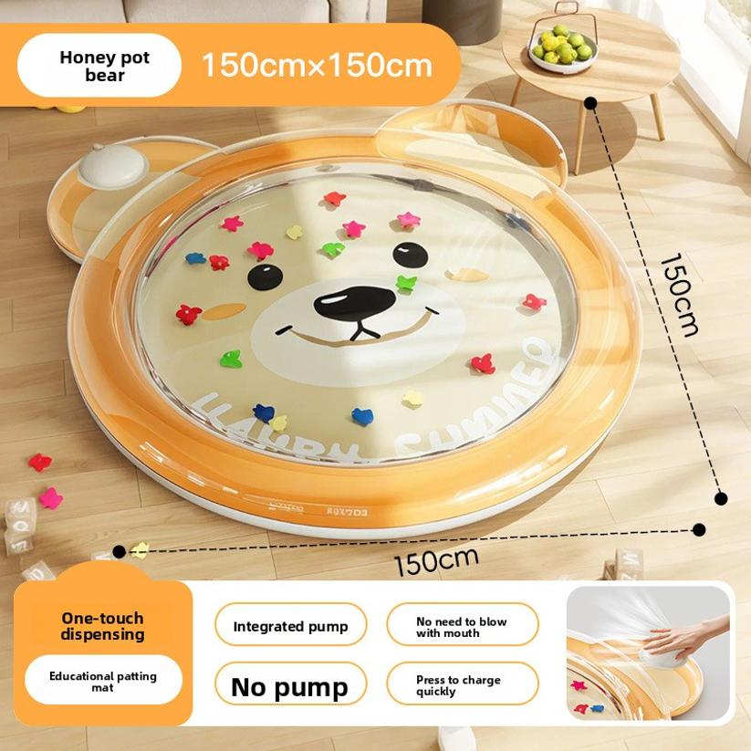Water Play Mat Inflatable Cushion Pvc Water Pad For Kids Outdoor Summer Playing Water Mat Water