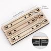 1pc Precision Leather Crafting Knife Mold - Long Handle, Steel Cutting & Stamping Template For Diy Leather Bag Straps