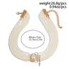 Barocker Hofstil elegantes geschichtetes Diamantcollier