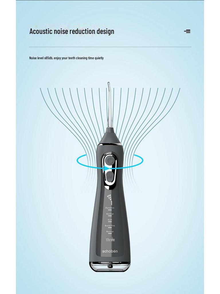 Elektrický vodní flosser CrossBorder L15 pro bělení zubů a odstraňování zubního kamene