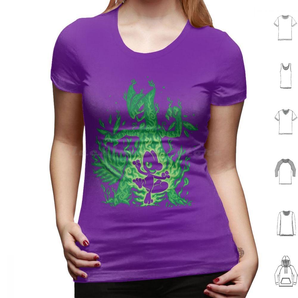 Silhouette : Grass Lizard Evolution T Shirt Big Size 100% Cotton Silhouette Evolution Generation 3 Pókèmón P ? K ? Chü Tr ? ? ?