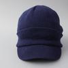 Reck Hatter Brimmed Knit Cap with Fleece for Men and Winter and Autumn Lining, RH-914 Navy, Women,