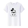 Vintage Cartoon Tshirt Mickey Mouse Tops Graphic Clothes Summer Blouses Short Sleeve T-shirt White Tees Unisex